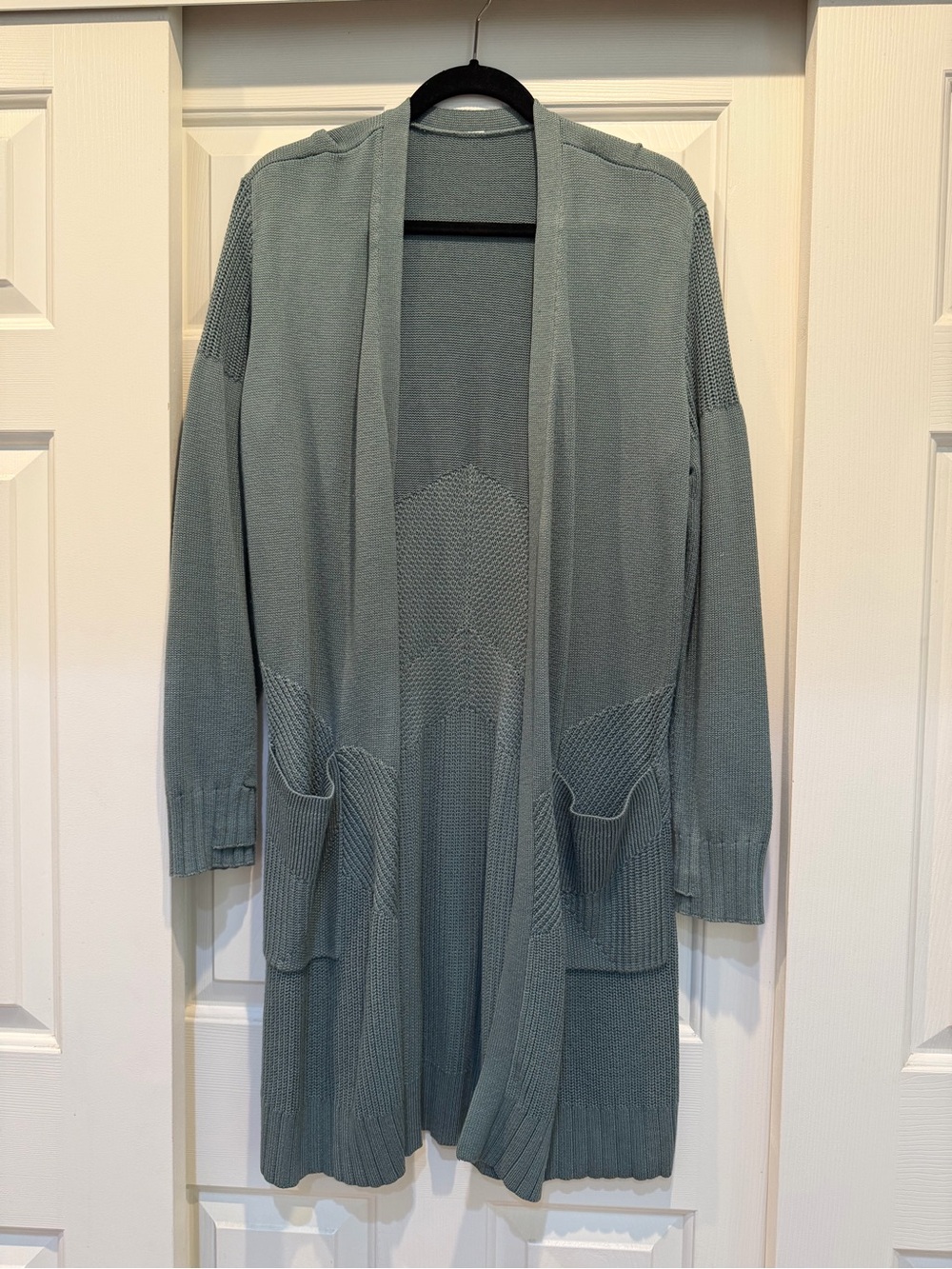 lululemon athletica Open-Front Long Cardigan - Sage